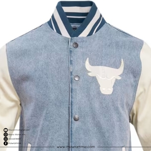 Veste varsity d'hiver pour homme, personnalisée et brodée, style vintage, sportive, bomber, streetwear, unisexe - Product Image 2