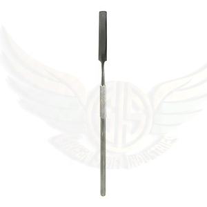 Nueva llegada Logo impreso 304 espátula de acero Inoxidable base pulida Herramienta de mezcla mango de madera utensilios de silicona Metal Premium - Product Image 1