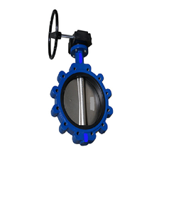 Manual Lever Butterfly Valve Wafer Type Casting Body Center Stem 4 Inch Port Size OEM for Water Pipeline <b>Control</b> - Product Image 3
