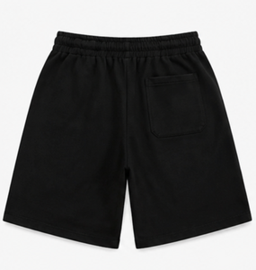 กางเกงขาสั้นเบอร์มิวดาสีดำสำหรับผู้ชายเอวกลางสไตล์ลำลอง - Product Image 4