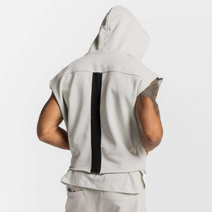 Ropa deportiva de tela elástica para hombre, sudaderas con capucha para gimnasio, suministro al por mayor, ropa deportiva cómoda de primera calidad, sudaderas con capucha para gimnasio para hombre - Product Image 3
