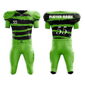 Jersey de Fútbol Americano Personalizable de Alta Calidad, Transpirable, 100% Poliéster, Antibacteriano, Logotipo Frontal, Secado Rápido, Mangas Cortas - Product Image 2