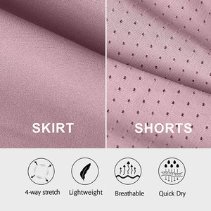 Custom Made Product Tennis Dress Lightweight Skin Friendly Ideal For Tennis Pickleball Golf Cycling Wear Women 2 Piece <b>Sets</b> - Product Image 6