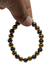 High quality Pyrite Hematite Crystal Gemstone <b>Bead</b> <b>Bracelet</b> Fashion Charm Jewelry for <b>Men</b> Women for Energy Meditation Gift - Product Image 5