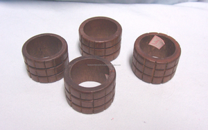 New Vintage <b>Wooden</b> <b>Napkin</b> <b>Ring</b> Round Shape High Quality Solid <b>Wooden</b> <b>Napkin</b> <b>Ring</b> for Kitchenware Modern Designer From FWE - Product Image 6