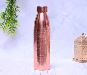 Bouteille de bière en cuivre au design classique avec bouchon push-pull – Anti-fuite, sans danger pour les aliments, grande capacité, cadeau d'affaires - Product Image 2