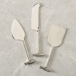 Juego de Cuchillos para Queso de Acero Inoxidable con Mangos Dorados, Herramientas para Queso Ecológicas y Personalizables para Contacto con Alimentos - Product Image 6