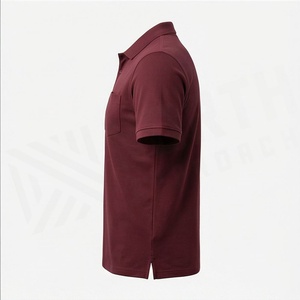 เสื้อโปโลผู้ชายผ้าฝ้าย 100% สำหรับฤดูร้อน ปักโลโก้ แขนสั้น สวมใส่สบาย คุณภาพสูง สีสันปรับแต่งได้ - Product Image 3