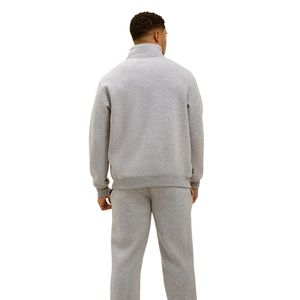 Mens Classic Quarter Zip Fleece <b>Waterproof</b> Streetwear <b>Jacket</b> Long Sleeve Workout Pullover <b>Lightweight</b> <b>Running</b> Gym Embroidery - Product Image 2