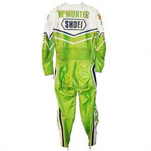 Traje de Carreras WSBK Rueben McMurter Rawasaki de 1 Pieza en Cuero Vacuno/Canguro para Motocicleta/Traje de Pista/Conducción con Armadura de Nivel 2 para Motociclistas - Product Image 2