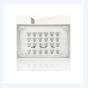 Extensions de cils abonnie Olrio sans colle, cils individuels, pack unique PLUS transparents courts, 2 types, choisissez 1 type d'extensions de cils - Product Image 6