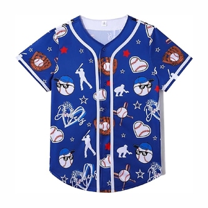 Maillot de baseball léger pour équipes sportives avec tissu de performance athlétique à séchage rapide - Product Image 1