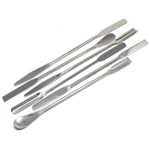 6 Espátulas de Laboratorio Multifuncionales de Acero Inoxidable, Cucharas de Muestreo de Doble Extremo de 9 Pulgadas de Largo, Utilizadas para Laboratorio - Product Image 1