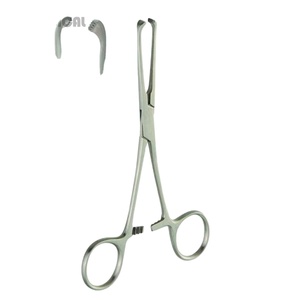 Pinzas quirúrgicas de tejido Allis de alta calidad, Alicates de bloqueo dentados, instrumentos médicos de acero inoxidable de Hasni Surgical - Product Image 1