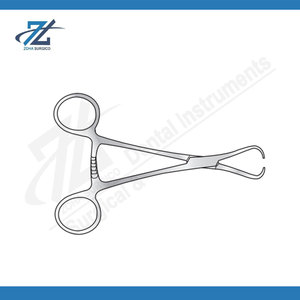 Pinzas Ortopédicas de 165 mm, Instrumento Quirúrgico de Acero Inoxidable, Pinzas Reutilizables para Sujetar Huesos y Tejidos, Hechas en Pakistán - Product Image 3