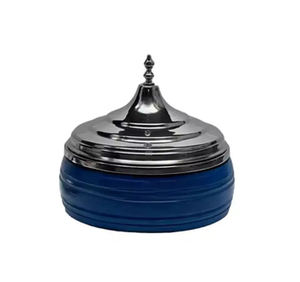 Cazuela de metal duradera chapada en cobre elegante con asas perfectas para calentar y servir alimentos en eventos y fiestas de hoteles - Product Image 6