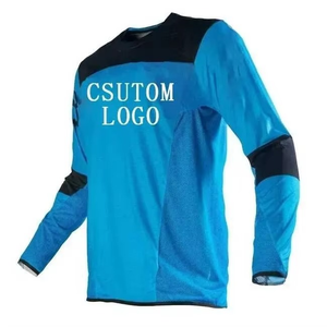 Maillot de motocross personnalisé en polyester respirant, grande taille, séchage rapide, manches longues, sublimation, vierge, vente en gros - Product Image 3