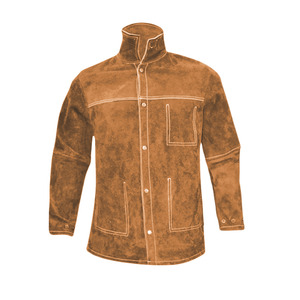 Best Performance Cowhide Split Leather Heavy Duty Welding <b>Jacket</b> Construction Industrial Abrasion Heat Resistant Welders <b>Jacket</b> - Product Image 5