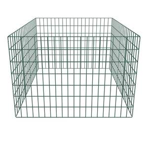 Bac à compost en acier thermolaqué vert 39,4 x 39,4 x 27,6 pouces, fournitures de jardin - Product Image 2