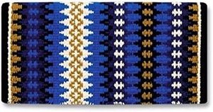 Couverture de selle western artisanale en laine de qualité supérieure pour le cowboy, le rodéo et l'équitation de performance - Product Image 3