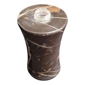 Juego de baño de mármol de lujo de seis piezas, dispensador de jabón rectangular, portacepillos de dientes, bandeja, fácil de limpiar - Product Image 3