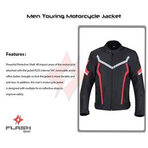 Chaqueta de Motociclismo Impermeable Cordura Textile para Hombre, Chaqueta de Aventura con Refuerzo Blindado CE, Resistente - Product Image 5