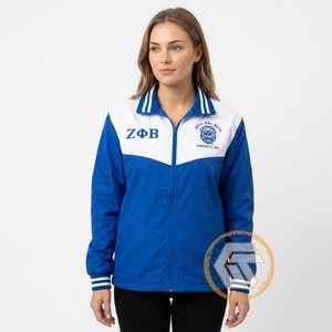 GREEK TREASURES Chaqueta de Mujer de Alta Calidad de la Hermandad Zeta Phi Beta, Estampada y Bordada, Transpirable, para Otoño e Invierno, Gran Venta - Product Image 3