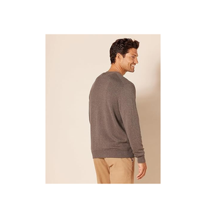 Suéter tipo cárdigan clásico de punto con botones para hombre - Product Image 5