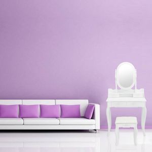 Mobiletto Portagioie Bianco con Specchio Singolo, Toeletta per Trucco - Product Image 2