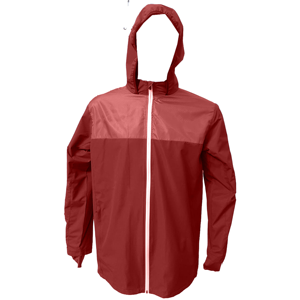 Veste à capuche zippée pour homme, couleur unie, imperméable, décontractée, pour le printemps, coupe classique, polyester, manches longues - Product Image 2