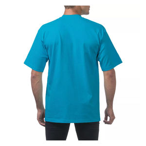 Camiseta Personalizada para Hombre, de Alta Calidad, 100% Algodón, Cuello Redondo, Manga Corta, Tallas Grandes, Diferentes Colores, Diseño Liso - Product Image 6