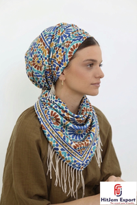 Soft Lightweight Womens Square Scarves Stylish Fashion <b>Accessories</b> Low MOQ Bulk OEM Customized Fabric Manufacturer - Product Image 5