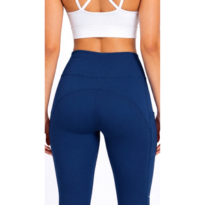 Women Breathable High Waist Workout Yoga Pants with Knitted Weaving Stretch Fabric and <b>Butt</b> <b>Enhancement</b> Support Yoga Exercise - Product Image 5