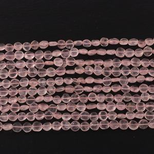 ลูกปัดโรสควอตซ์สีชมพูธรรมชาติรูปทรงเหรียญเรียบเนียน สำหรับทำเครื่องประดับ สร้อยคอ สร้อยข้อมือ ขายส่งจำนวนมาก ปี 2024 - Product Image 6