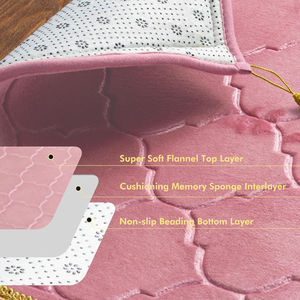 Alfombras de Oración Musulmanas Islámicas, las Más Bonitas, para Adultos, para Ramadán, Transpirables, al por Mayor, con Logotipo Personalizado, Servicios OEM - Product Image 6