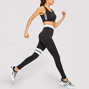 Personalizado impresión por sublimación OEM ropa activa de cintura alta ropa de yoga ropa deportiva conjunto de mujeres gimnasio yoga pantalones cortos sujetador conjunto yoga Leggings - Product Image 2