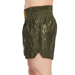 Shorts de boxe Muay Thai personnalisés OEM, vêtements de combat haut de gamme avec logo d'équipe personnalisé pour les salles de sport et les clubs - Product Image 6