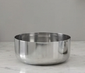 Bol en acier inoxydable de qualité supérieure, finition polie, design minimaliste, passe au lave-vaisselle, bol de service alimentaire, charme sophistiqué, pour la table - Product Image 2