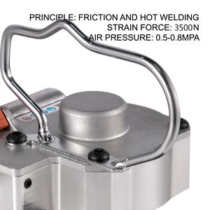 Reggiatrice Pneumatica Portatile A19 da 1/2'' a 3/4'' Senza Sigilli per Reggiatura in PP PET - Product Image 3