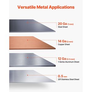 Prensa plegadora de chapa metálica de 12 pulgadas, capacidad para acero dulce de calibre 20, máquina dobladora de metal ajustable de 0-135 grados, plegadora de caja, plegadora de panel, plegadora de prensa - Product Image 3