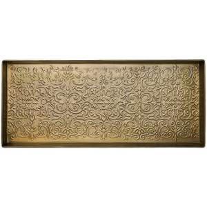 Bandeja para Botas de Metal Industrial, Rectangular, con Relieve, para Almacenamiento de Zapatos, para Entrada de Casa, Decorativa - Product Image 6