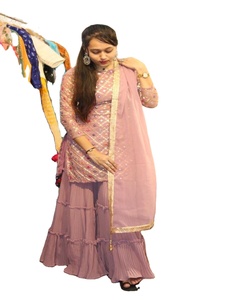 Turkish Kaftan for Women in Modest Blue Color with Long Formal Party Wear Dress and Elegant Dupatta <b>Hijab</b> Set Combination - Product Image 1