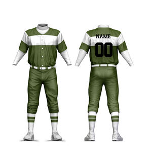 Good Quality New Design Baseball Uniform With <b>Top</b> Quality Team Wear Wholesale and Cheap Price Baseball Uniform - Product Image 1