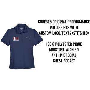 Camiseta de Punto Sólida Core365 78181P para Mujer, con Bolsillo para Polos, Logotipo Bordado Personalizado, Transpirable - Product Image 3