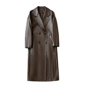 Nouvelle Arrivée 2026 – Manteau Long en Cuir pour Homme – Vente en Gros – Manteau Long en Cuir de Haute Qualité - Product Image 1