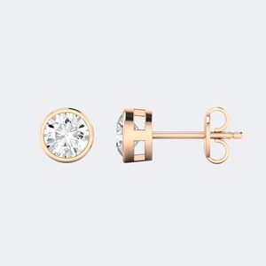 Pendientes de diamantes cultivados en laboratorio de 0.50 CTW, corte brillante redondo, para mujer, plata de ley 925, lujo, color E F, VS VVS, regalo de joyería - Product Image 5