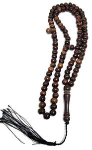 Tasbih en corne naturelle conçu pour la prière islamique quotidienne et le zikr, fait main, pour une utilisation fluide et confortable. - Product Image 2