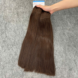 Extensiones de Cabello Humano Vietnamita 100% Natural, Color Marrón, de 8 a 34 Pulgadas, Suaves, Sedosas y Gruesas, en Paquetes - Product Image 4