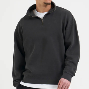 Sudadera con Capucha Personalizada para Hombre, de Alta Calidad, 100% Algodón, Estilo Urbano, Forro Polar Técnico, Impermeable, Corte Ajustado, para Primavera y Otoño - Product Image 1