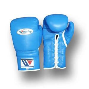 Guantes de Boxeo Personalizables de Alta Calidad de 10oz, de Cuero, para Artes Marciales y Fitness, con Cierre de Gancho y Bucle, con Cordones en la Muñeca, de Secado Rápido y Transpirables - Product Image 5